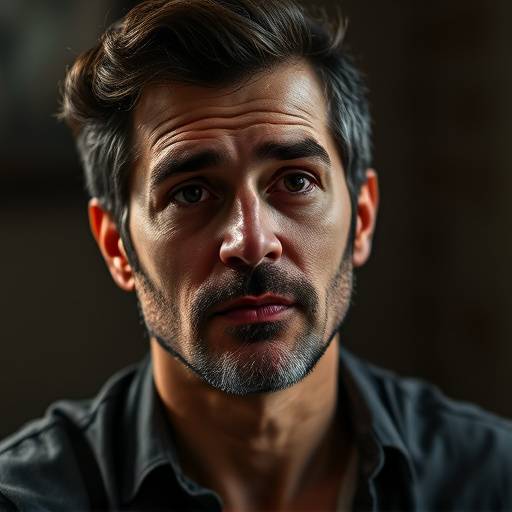 Retrato de Gabriel Ferreira, professor de improvisaäão